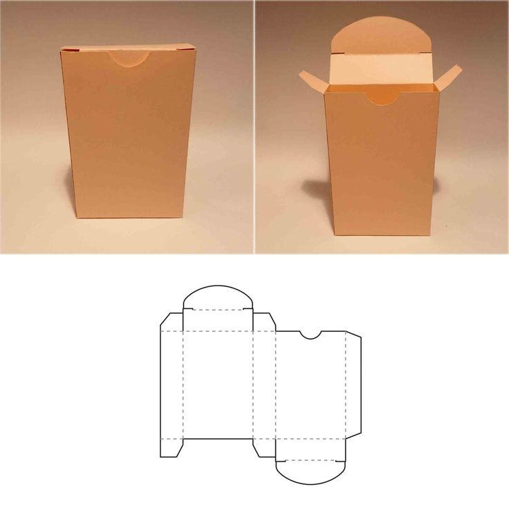 A diagram showing the steps to fold a cardboard box