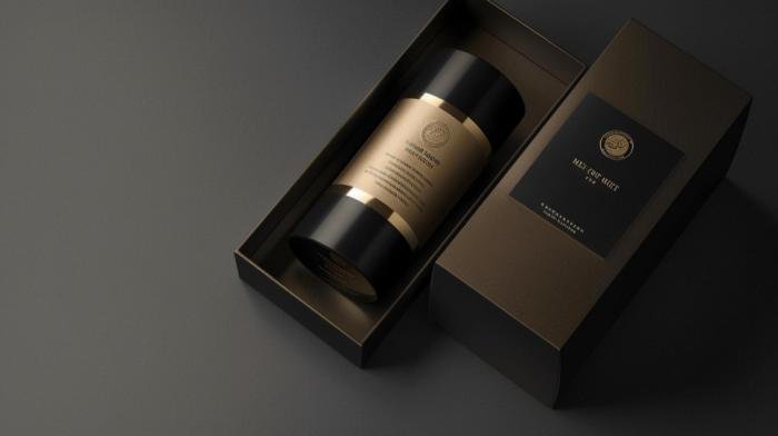 Luxury packaging creating a premium unboxing experience