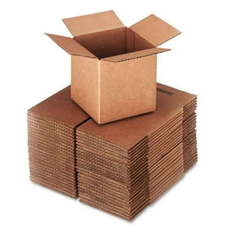 A side-by-side comparison of a pre-assembled rigid box and a flat, unassembled folding carton