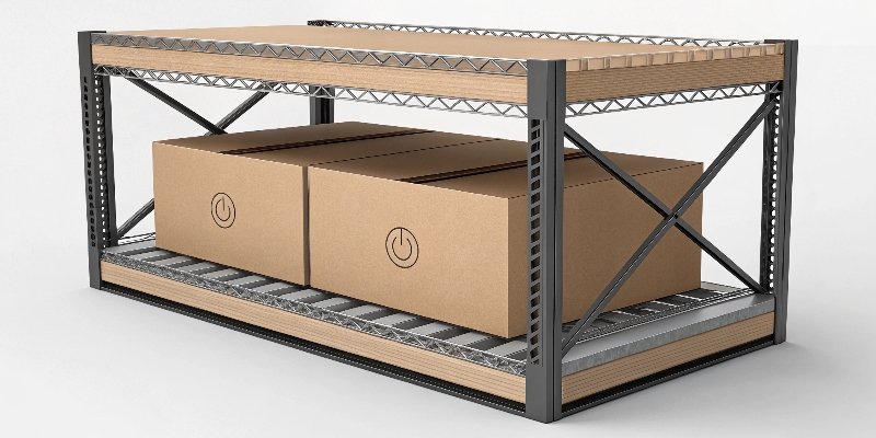 A retail-ready super box that is both a shipping carton and a shelf display