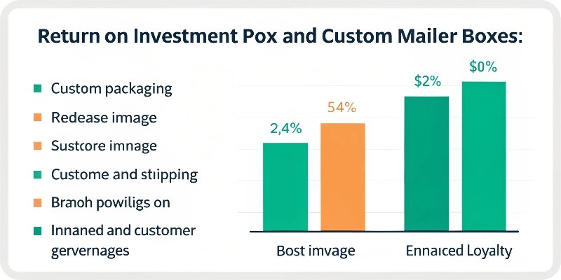 A chart showing ROI of custom packaging