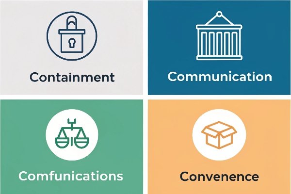 4 Cs of packaging diagram
