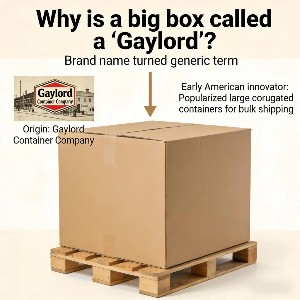 A vintage advertisement for Gaylord Container Company