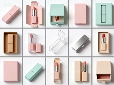 Various structural designs of lip care boxes