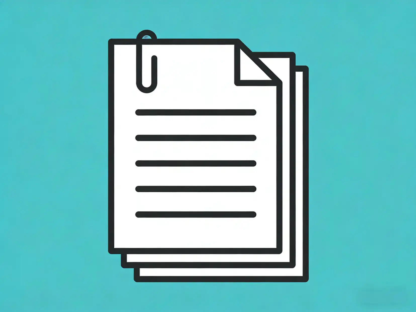 An icon representing collated documents