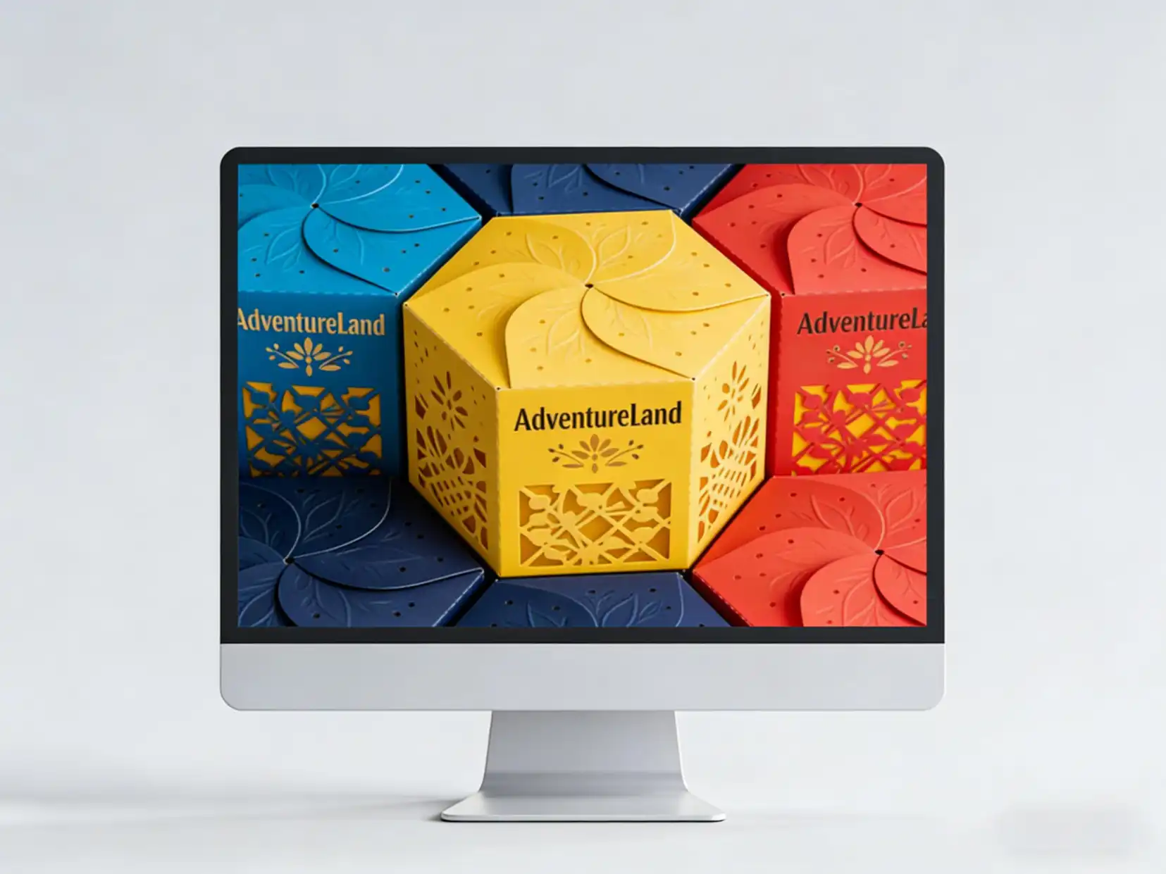 An exploded view diagram of a twist top box's design on a computer screen.
