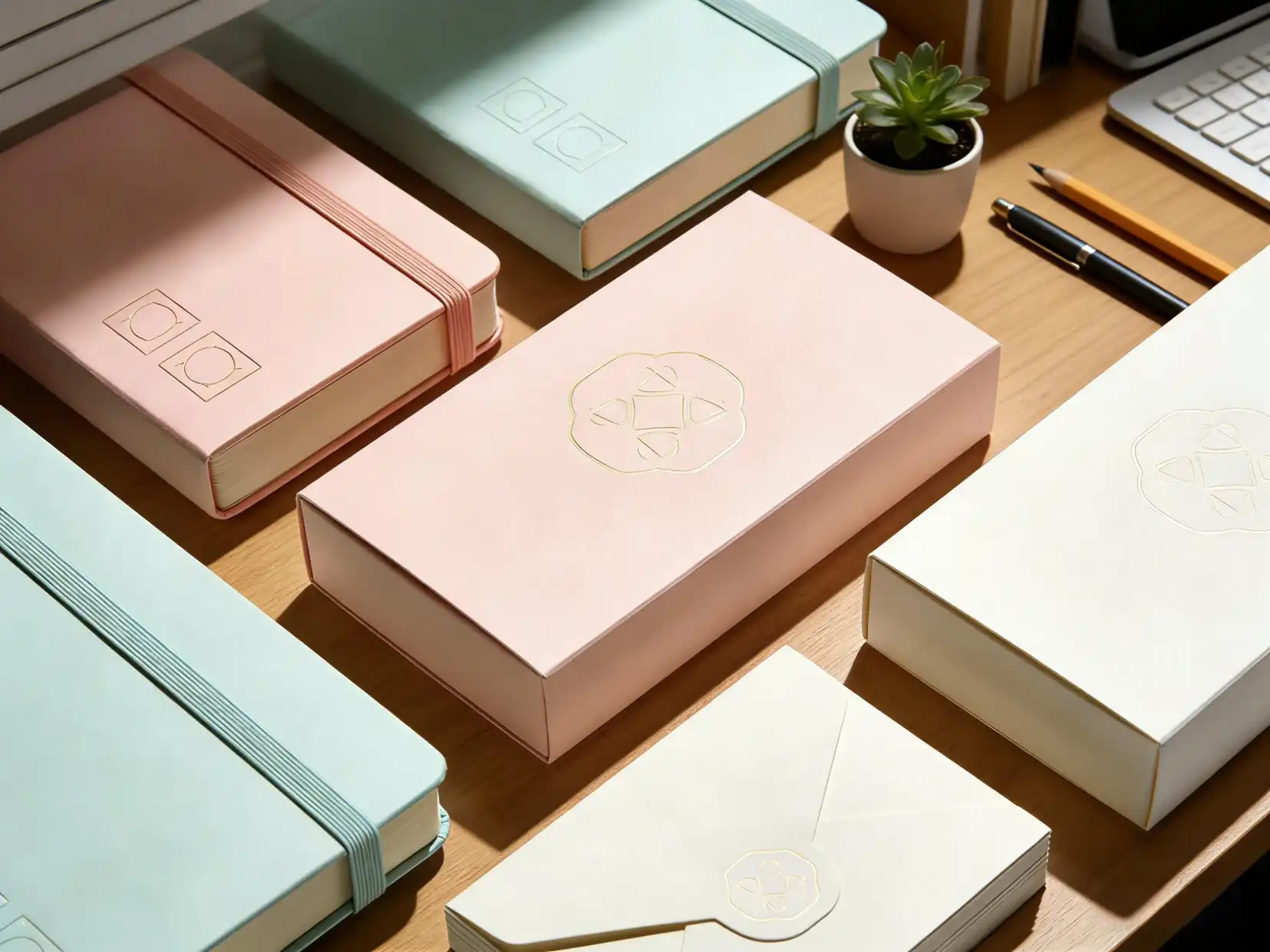 A collection of beautifully designed stationery boxes