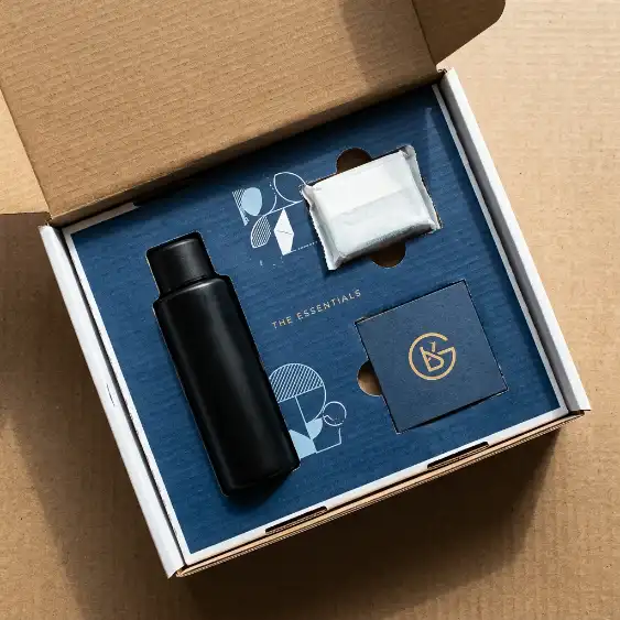 custom mailer box inserts layout with product placement plan