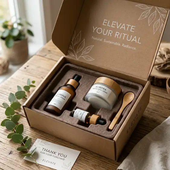 mailer box inserts for skincare bottles jars and beauty products