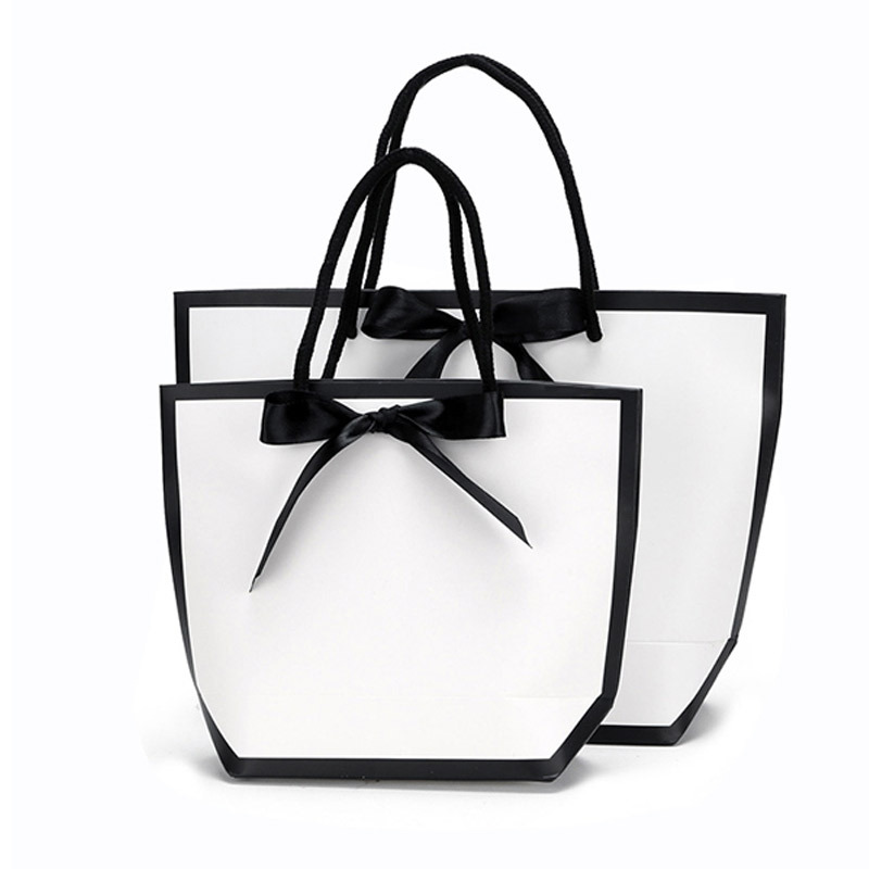 white gift bag