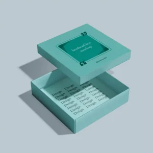 Lid and Base Scarf Packaging Box for Underwear Socks