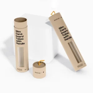 Slim Cardboard Tubes with Handle