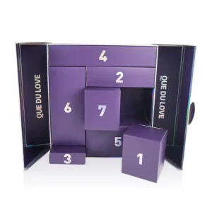 Advent Calendar Box | Custom Book-Style 7-Drawer Rigid Box
