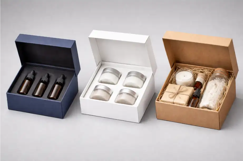 Custom insert design for gift box packaging