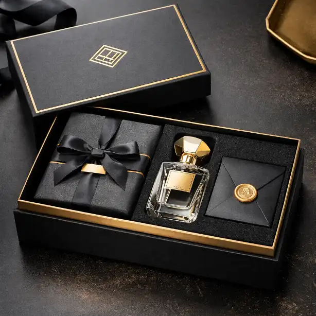 Luxury gift box packaging with premium structure and refined finishes