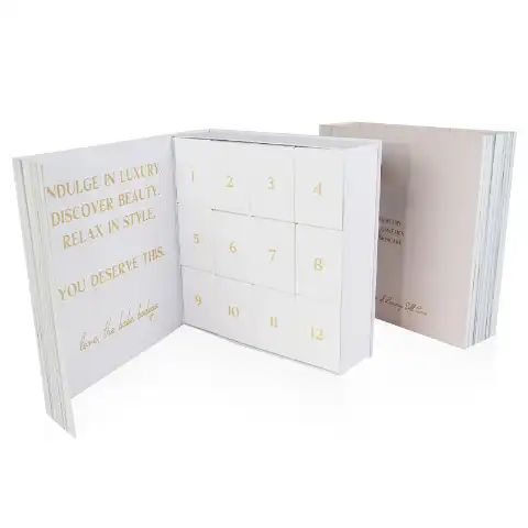 fold-out structures calendar box