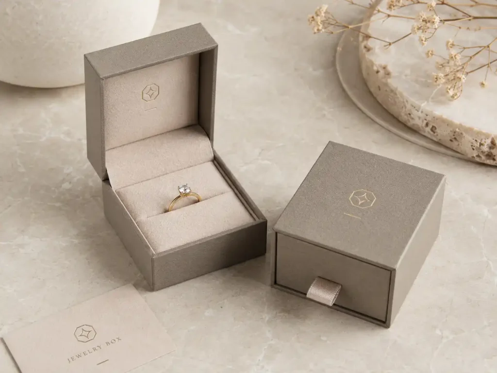 Elegant ring box designs for small jewelry presentation