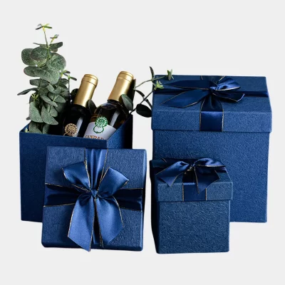 Lid and base rigid gift box packaging